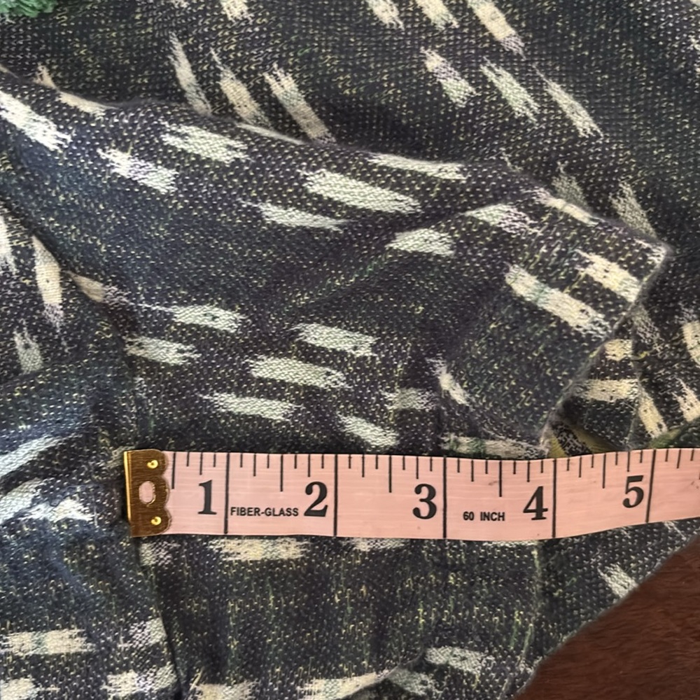 Aerie Jacquard High Waisted Short Green and Gray Drawstring Women’s Shorts XL - Picture 14 of 14